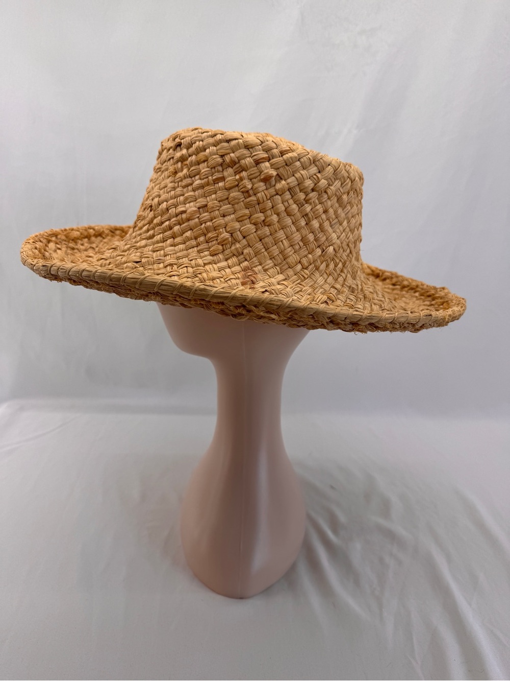 VINTAGE Rare 1980s Helen Kaminski Safari Fedora Straw Hat - Made in Australia - Picture 4 of 15